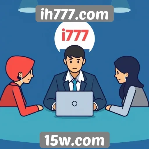 Funcionalidades do atendimento ao cliente no ih777.com